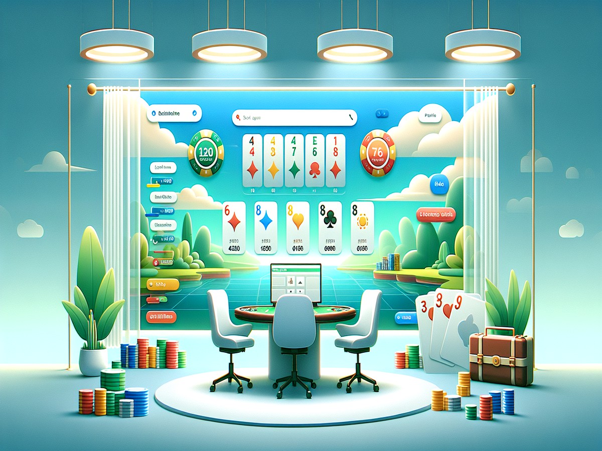 Baji Live Poker Games - Representation of poker options on Baji Live.